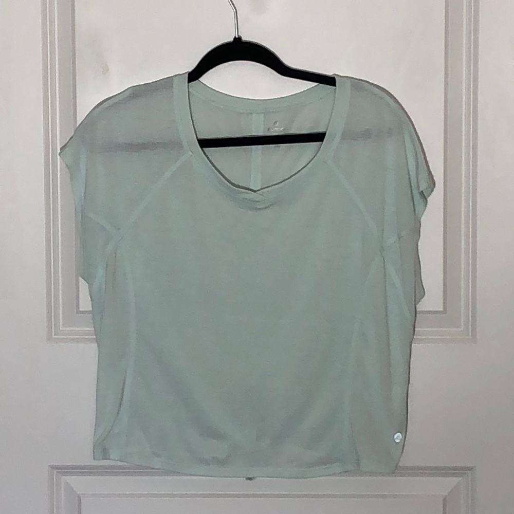 Apana Mint Yoga Top Tie Back